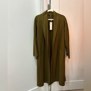 Eileen Fisher Moss Green Jacket Light Coat